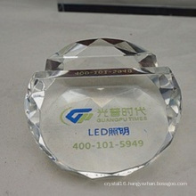 Crystal Paperweight Business Card Holder Promotion Decoration (Ks14060)